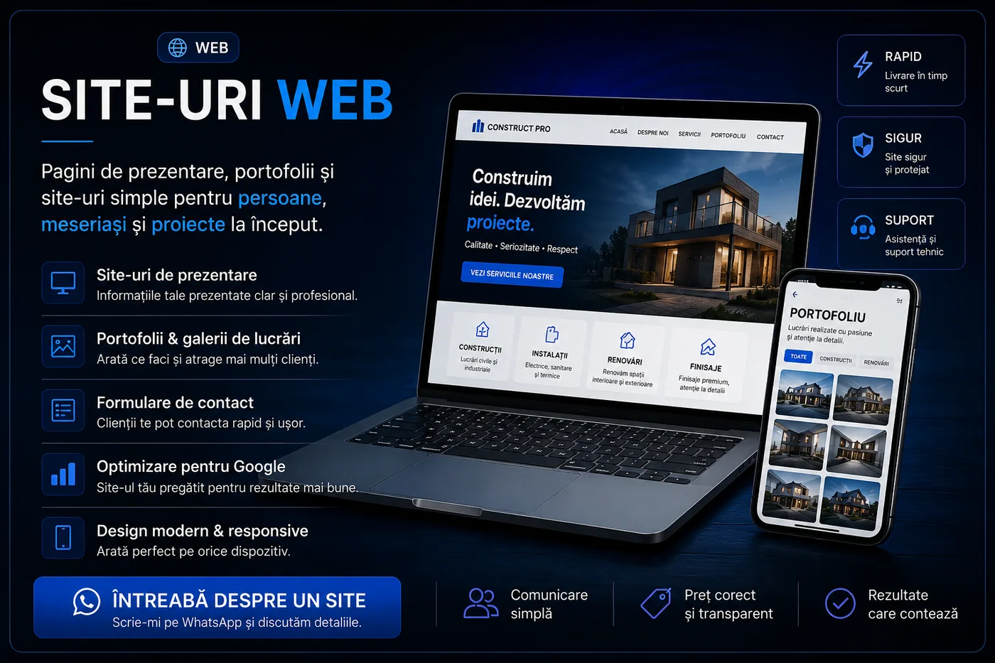 Creare site-uri web Făurit de Busuioc